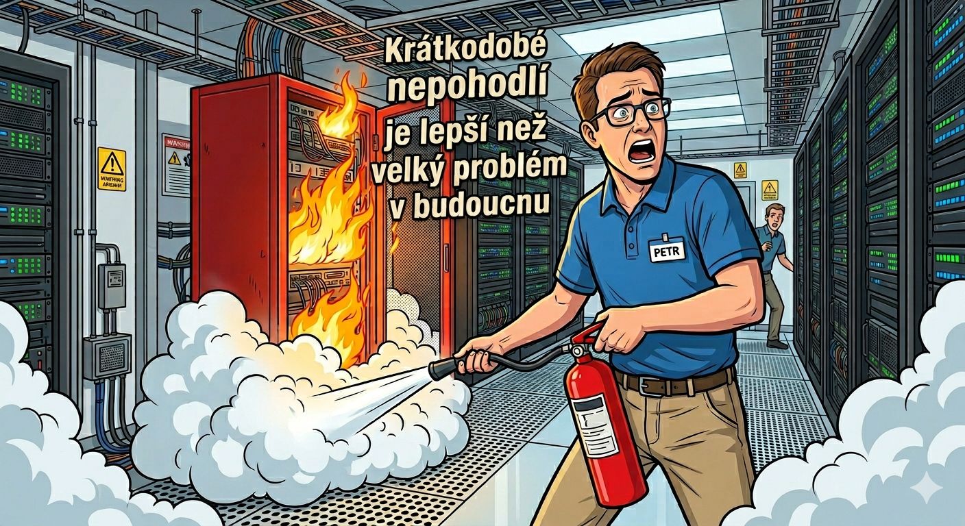 Krátkodobé nepohodlí je lepší než velký problém v budoucnu