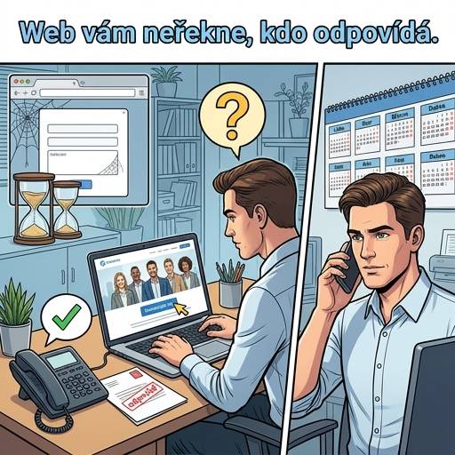 Web IT dodavatele vám neřekne, kdo odpovídá